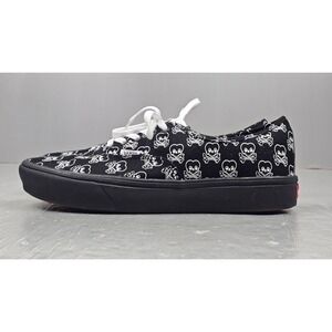 Vans ColdHearted CC‎ Authentic Mens 10. Black White Skulls Skateboarding Shoes